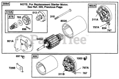 Briggs & Stratton 254707-0127-01 - Briggs & Stratton Vertical Engine Electric Starter