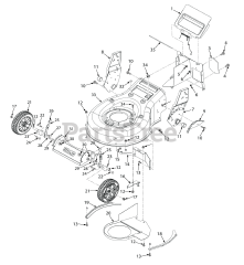 Scag SFC21-7CV - Scag 21" Walk-Behind Mower, 224cc Kohler (SN: W2400001 - W2499999)