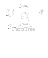 Briggs & Stratton 386777-0122-E1 - Briggs & Stratton Vertical Engine Shrouds, Carburetor Cover