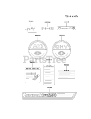 Kawasaki FE250D-AS00 - Kawasaki Engine LABEL