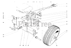 Toro 56000 (526) - Toro Sportsman Rear-Engine Riding Mower (SN: 005000001 - 005999999) (1975) Front Axle Assembly
