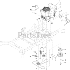 Exmark RZE724GKC60300 - Exmark 60" Radius E-Series Zero-Turn Mower, Kohler KT724 (SN: 417930746 & Above) (Rev A) (2025)