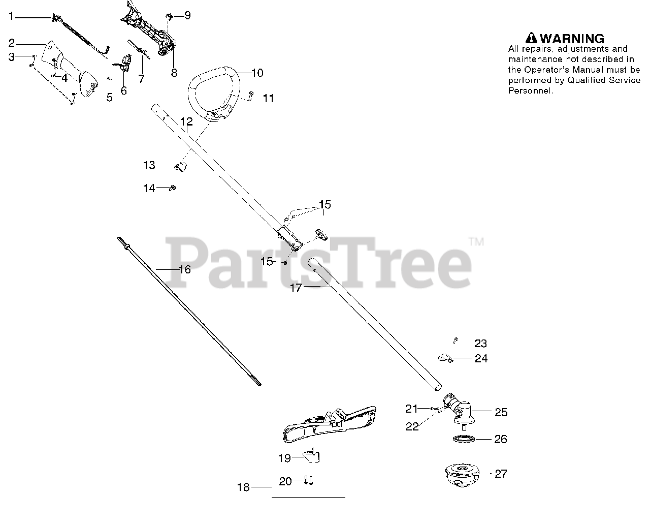 Husqvarna 128 LD Husqvarna String Trimmer (201003) (Lowes) Shaft