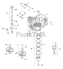 Kohler CV22-67518 - Kohler Command PRO Engine, Made for MTD, 23hp, 17.2kW Crankcase 2-24-10 (TP-2461)