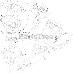 Toro 34230 - Toro Stand-On Spreader/Sprayer (SN: 412800000 - 415299999) Spreader Assembly