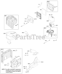 Briggs & Stratton 213432-0100-E1 - Briggs & Stratton Horizontal Engine