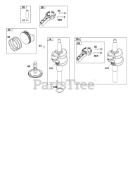 Briggs & Stratton 122Q02-0211-H1 - Briggs & Stratton Vertical Engine Crankshaft Group