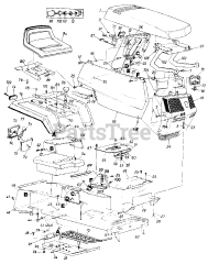 MTD 82-5133 (148-814-019) - MTD Garden Tractor (1988) (Agway)