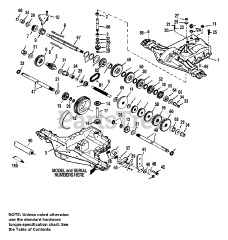 AGCO 512 G (1692408) - AGCO 36" Lawn Tractor, 12.5hp Gear Transaxle Service Parts - Peerless Model 930-039