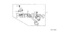 Honda EM4000SX AT1 (EBRC) - Honda Generator, Made in China (SN: EBRC-1000001 - EBRC-1499999) HANGER KIT