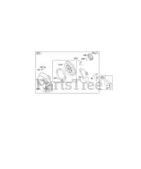 Briggs & Stratton 134402-1120-E1 - Briggs & Stratton Horizontal Engine Rewind Starter