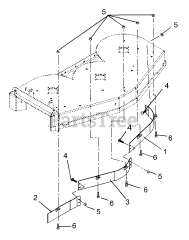 Gravely 788038 - Gravely 48" Deck Bahia Baffle Kit for Pro Series Walk-Behind