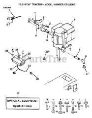 Electrolux/AYP CT 12538 B - Electrolux/AYP Lawn Tractor (1993)