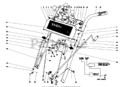 Toro 31625 (524) - Toro 24" Snow Thrower (SN: 005000001 - 005999999) (1975)