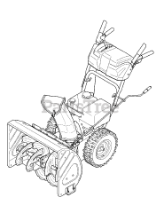 MTD 31AM63EF706 - MTD Snow Thrower (2009)