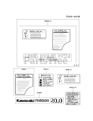Kawasaki FD620D-AS13 - Kawasaki Engine LABEL