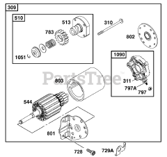 Toro 71226 (16-38 XLE) - Toro Lawn Tractor (SN: 210000001 - 210999999) (2001) Engine Briggs Stratton Model 28q777-0690-E1 8