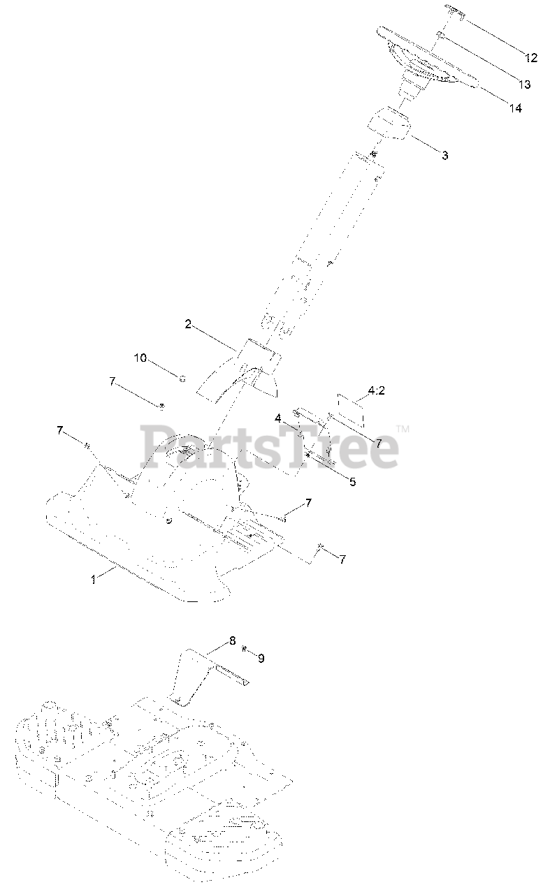 Exmark QSS708GEM50200 Exmark 50" Quest SSeries ZeroTurn Mower