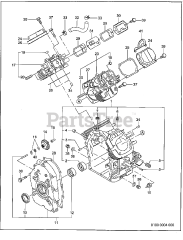 Subaru Robin RGV12K36030 - Subaru Robin Generator 100 Crankcase