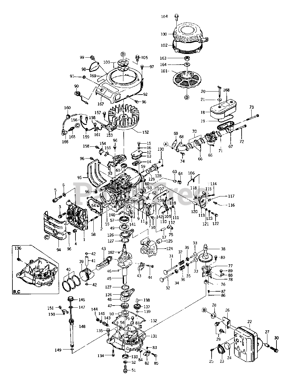 Kawasaki FB460VAS01 Kawasaki Engine General Assembly Parts Lookup
