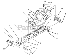 Toro 71140 (10-32 XL) - Toro Lawn Tractor (SN: 039000001 - 039999999) (1993)