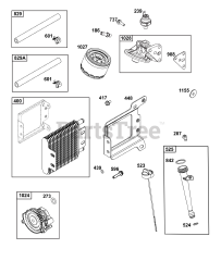 Briggs & Stratton 38E347-0110-G1 - Briggs & Stratton Horizontal Engine Lubrication Group