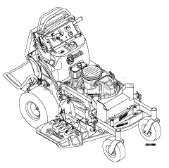 Exmark VT18KA363 - Exmark 36" Vantage Stand-On Mower, 18hp Kawasaki (SN: 920000 - 999999) (2011)