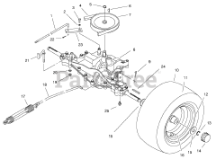 Toro 70084 (12-32) - Toro Rear-Engine Riding Mower (SN: 089000001 - 089999999) (1998)