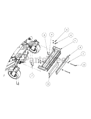 Cub Cadet 59A30004 (59A30004150) - Cub Cadet Dump Hopper Weight System