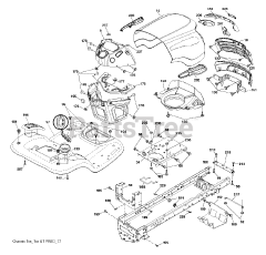 Poulan Pro PB 20A46 (960420169-00) - Poulan Pro Lawn Tractor (2014-09)