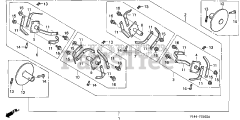 Honda F220 K1 AT2 (FAAJ) - Honda 21" Tiller, Made in Japan (SN: FAAJ-3800001 - FAAJ-3809999) SIDE DISK KIT + ROTOR KIT