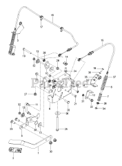 RedMax RZT 54 x (967671101-00) - RedMax 54" Zero-Turn Riding Mower (2017-11) PARKING BRAKE