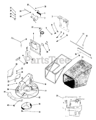 Ariens 911018 (LM 21 S) - Ariens 21" Self-Propelled Walk-Behind Mower, 4hp Sachs (SN: 000101 & Above) Mower Pan, Battery And Bag