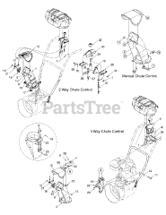 Yard-Man 31AE5KLG801 - Yard-Man Snow Thrower (2007) Chute Control Assembly
