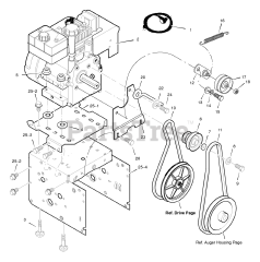 Murray 627808x61E - Murray 27" Snow Thrower (2004)