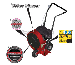 Gravely 947108 - Gravely 404cc Blower, 14hp Subaru (SN: 000101 & Above) Decals