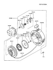 Kawasaki FG200D-BS02 - Kawasaki Engine STARTER