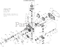 Cub Cadet ZTX4-60 KH FAB (47RSAAA8010) - Cub Cadet Ultima 60" Zero-Turn Mower, Fab Deck, Kohler (2021) Transmission (RH)