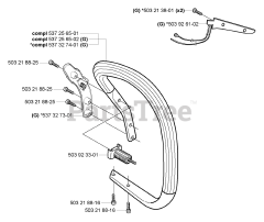 Husqvarna 357 XP - Husqvarna Chainsaw (2005-02) Front Handle