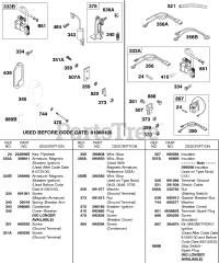 Briggs & Stratton 326437-0719-01 - Briggs & Stratton Horizontal Engine Armatures, Wires