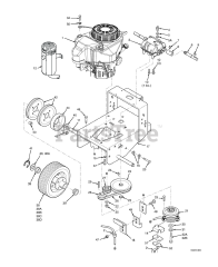 Scag SW36A-14FS - Scag 36" Walk-Behind Mower, 14hp Kawasaki (SN: N4200001 - N4299999) (Rev 01) ENGINE DECK