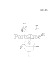 Kawasaki FD620D-AS03 - Kawasaki Engine FUEL-TANK/FUEL-VALVE