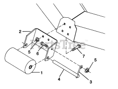 Cub Cadet 453 (590-453-100) - Cub Cadet Mower Deck, Rear Mount att Front Roller (Optional Equipment)