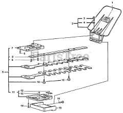 Echo EHC-2000 - Echo Hedge Trimmer, Corded Blades, Hand Guard