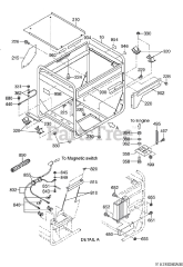 Subaru Robin RGV12K63151 - Subaru Robin Generator 2300 Pipe Frame