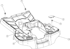 Murray 13AC26JD058 - Murray Lawn Tractor (2016) Running Board