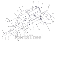 Gravely 994142 - Gravely Pro-Stance 52" Stand-On Mower, Kohler EFI (SN: 000101 - 019999) Tower, Dash And Fenders - EFI