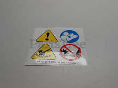 Echo X505002590 Label, Caution