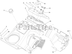 Toro 38515 (CCR 2450) - Toro 24" GTS Snow Thrower (SN: 280000001 - 280999999) (2008)