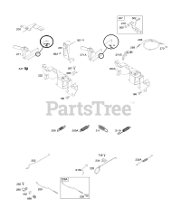 Briggs & Stratton 351447-1192-E1 - Briggs & Stratton Horizontal Engine Controls, Governor Spring